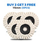 ⚙️ COMPRE 2 E LEVE 1 GRÁTIS! 🔥 Disco de Polimento com Abas de Feltro de Lã – Alto Desempenho, Polimento Fino e Longa Duração ✨