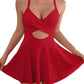 🥳2026 HOT SALE🥳💞50K+ SOLD!🏖️🌊 50% OFF! Cutout One Piece with Skirt – Feel confident by the water! Supportive fit, flattering skirt. Stylish cutout detail. Move freely, look fabulous on your holiday. ☀️🩱