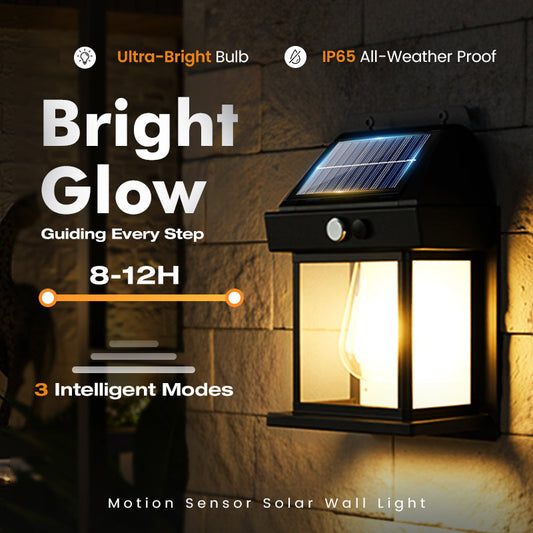 🎁 50% DE DESCONTO! 💡 Luz Solar de Parede – Sensor de Movimento e Resistente às Intempéries 🌟🛒