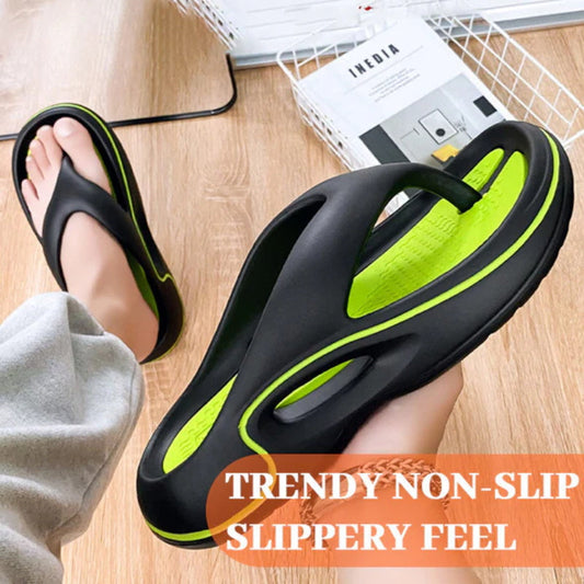 Comfortable Summer Flip Flops with Thick Soles