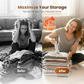 🥳PROMOÇÃO DE 2026🥳💞Mais de 50 mil unidades vendidas!👵🧳 50% DE DESCONTO! Conjunto de armazenamento para aspirador sem fio – 15 sacos, bomba de 140 L/min. Encolhe roupas, economiza espaço. Impermeável e reutilizável. Indispensável para as férias. 🎒⚡
