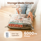 🥳PROMOÇÃO DE 2026🥳💞Mais de 50 mil unidades vendidas!👵🧳 50% DE DESCONTO! Conjunto de armazenamento para aspirador sem fio – 15 sacos, bomba de 140 L/min. Encolhe roupas, economiza espaço. Impermeável e reutilizável. Indispensável para as férias. 🎒⚡