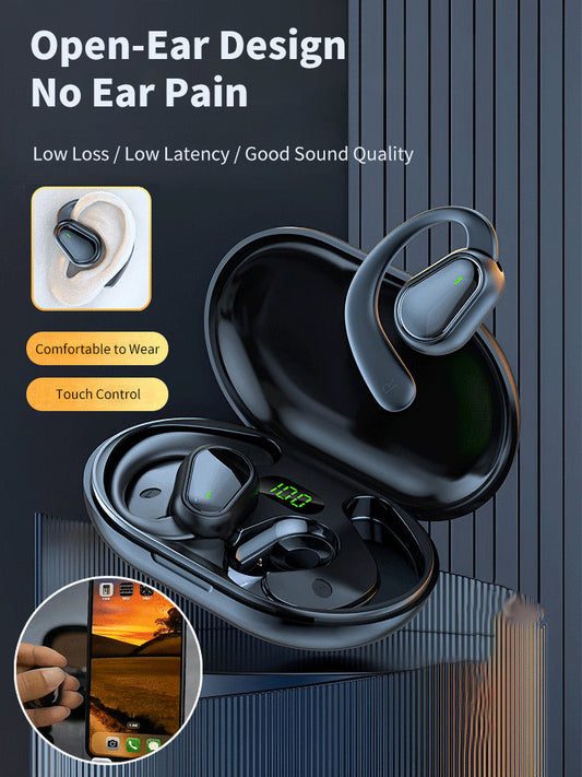 Fones de ouvido Bluetooth com condução óssea