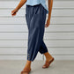 🏆 Hot Sale - 60% OFF ✨Women's Summer Cotton Linen Trousers Nine Minute Trousers🍃