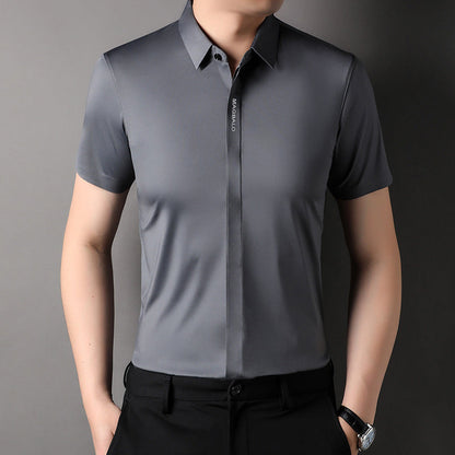 Men's Ice Silk Quick-drying Business Shirt（50% OFF）