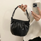 🔥 BOLSA BUCKET PLISSADA DE COURO MACIO – ESTILO CASUAL PARA TODO DIA!