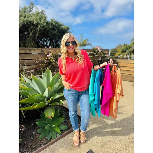 💥Last Day Sale 50% Off💥Ultimate Comfort Style Women's V-Neck Summer T-Shirt 🌟