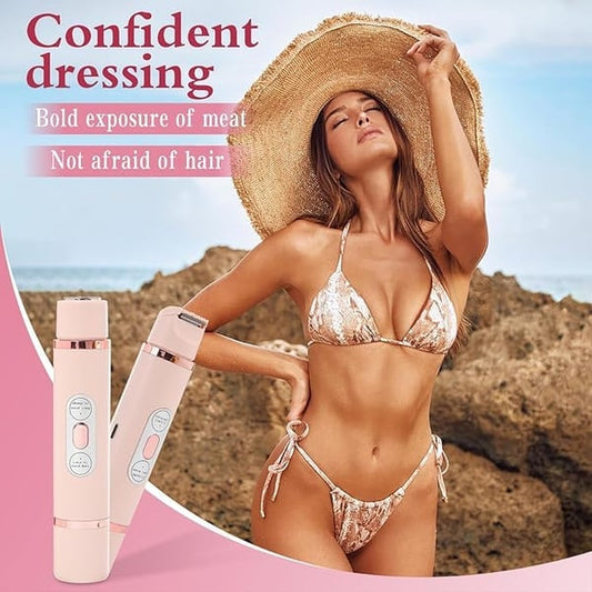 🔥 PROMOÇÃO DE ANO NOVO ⚡ Barbeador elétrico feminino 2 em 1 sem fio