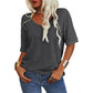 🎀Hot Sale -50% Off👚Women's Solid Color V-Neck T-shirt