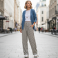 ⏳Oferta por tempo limitado: 50% de desconto⏰Jaqueta jeans feminina clássica com botões frontais🧥