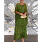 👗 50% DE DESCONTO AGORA! 🎨 Vestido solto de estilo artístico – corte descontraído, design exclusivo e perfeito para dias casuais 🌸