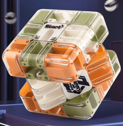 🎁🧩Cubo labirinto 3D grande - Brinquedo desafiador para o cérebro