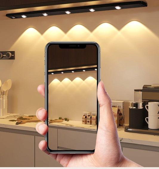 💡PROMOÇÃO QUENTE: 49% DE DESCONTO💡Luz LED para armário com sensor de movimento e três opções de temperatura de cor