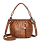 🔥 BOLSA BUCKET PLISSADA DE COURO MACIO – ESTILO CASUAL PARA TODO DIA!