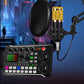 🔥F998 Live Sound Card Audio Mixer, Interfaccia Audio Podcast con Effetti Mixer DJ, Voice Changer con Effetti Sonori per Karaoke Live Streaming Record Gaming🎤
