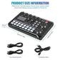 🔥F998 Live Sound Card Audio Mixer, Interfaccia Audio Podcast con Effetti Mixer DJ, Voice Changer con Effetti Sonori per Karaoke Live Streaming Record Gaming🎤
