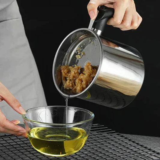 🎁Promoção imperdível ✨ Frasco para óleo de cozinha em aço inoxidável 304 🌟