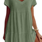 🎉Limited Sale💝V-neck Casual Dress With Short Sleeves