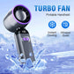 🔥LIMITED 50% OFF!💨 Portable Handheld Turbo Fan – Super Powerful Breeze, Ultra-Light & Perfect for Travel ⚡🌬️