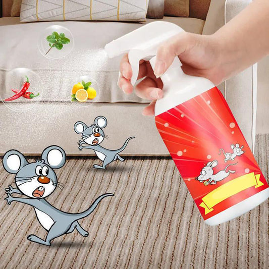 🌿 Repelente de Roedores com Óleo Essencial Herbal em Garrafa 🐭