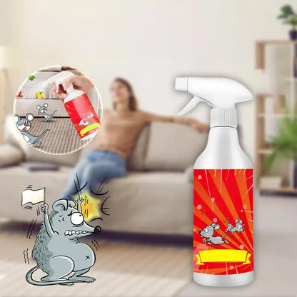 🌿 Repelente de Roedores com Óleo Essencial Herbal em Garrafa 🐭