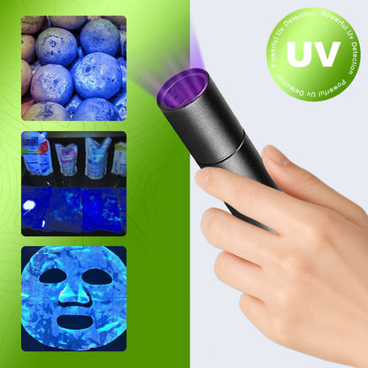 ✨ Lanterna UV Luz Negra para Inspeção de Vegetais