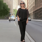 ⏰ Now only 50% off!⏰Women’s Irregular Chiffon Tops ＆ Wide-Leg Pants 2-Piece Set👚👖