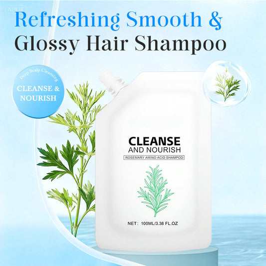💕Promoção quente 49% DE DESCONTO🌸🔥COMPRE 2 E GANHE 1 GRÁTIS🔥Shampoo refrescante para cabelos macios e brilhantes