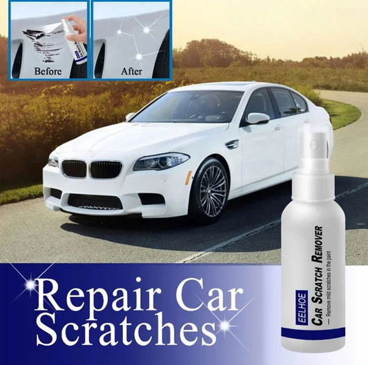Spray para reparo de arranhões na pintura do carro