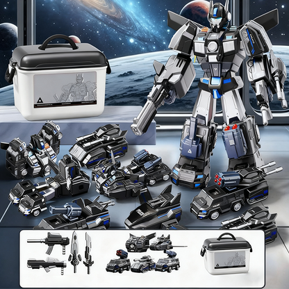 💥 OFERTA POR TEMPO LIMITADO! 🔥 Brinquedo magnético transformável em carro e robô 9 em 1