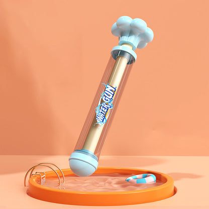 Brinquedo com jato de água tipo foguete divertido