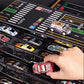 Conjunto de 48 mini carros com garagem integrada