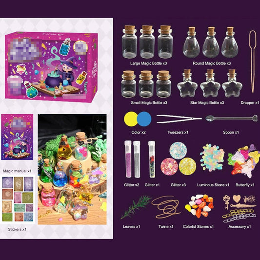 🔮Kit para fazer poções mágicas para crianças