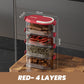 🧂 50% OFF NOW! 🫙 Multi-layer Sealed Spice Organizer – Airtight, Space-Saving & Transparent for Easy Kitchen Storage 🌶️📦✨
