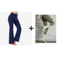 🔥Leggings Ultra Sculpt de cintura alta com controle de barriga e perna larga