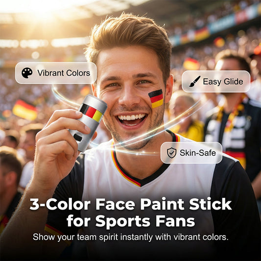 🎁Compre 1, leve 1 grátis！！Caneta de pintura facial com bandeira nacional para torcedores esportivos