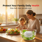 Máquina portátil para limpeza de frutas e legumes