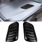 🗕️ 50% DE DESCONTO AGORA! 💨 Decoração universal para a ventilação do capô do carro – Material ABS, instalação fácil com adesivo e vários acabamentos 🔧