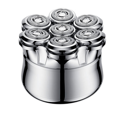 Barbeador rotativo à prova d'água para uso a seco e molhado