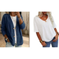 ⏳Oferta por tempo limitado: 50% de desconto⏰Jaqueta jeans feminina clássica com botões frontais🧥