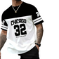 Camiseta casual masculina com estampa gráfica