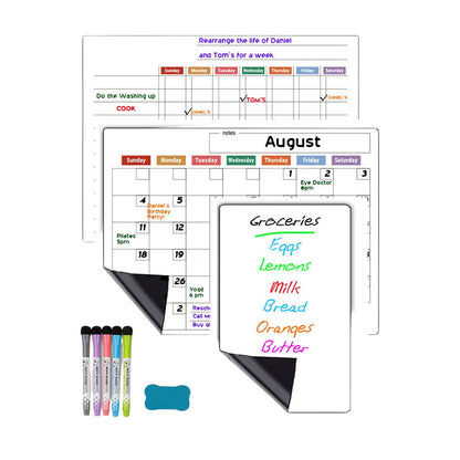 Magnetic Whiteboard Markers with Eraser Cap