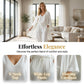 🌞 Despertar: 50% OFF! ☁️ Conjunto Doméstico “Pure Serenity” (3 Peças): Elegante Efeito de Tecido Franzido e Corte Leve e Fluido