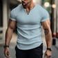 Camisa Henley Masculina Slim Lisa
