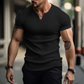 Camisa Henley Masculina Slim Lisa