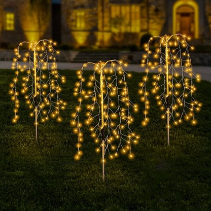 Luzes solares de jardim para decoração exterior