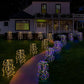 Luzes solares de jardim para decoração exterior