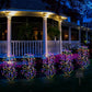Luzes solares de jardim para decoração exterior