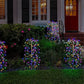 Luzes solares de jardim para decoração exterior