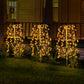 Luzes solares de jardim para decoração exterior